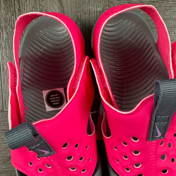 NIKE NWT Kids’ Pink Sunray protect 2 Sandal Toddler Size 8c - Picture 13 of 14